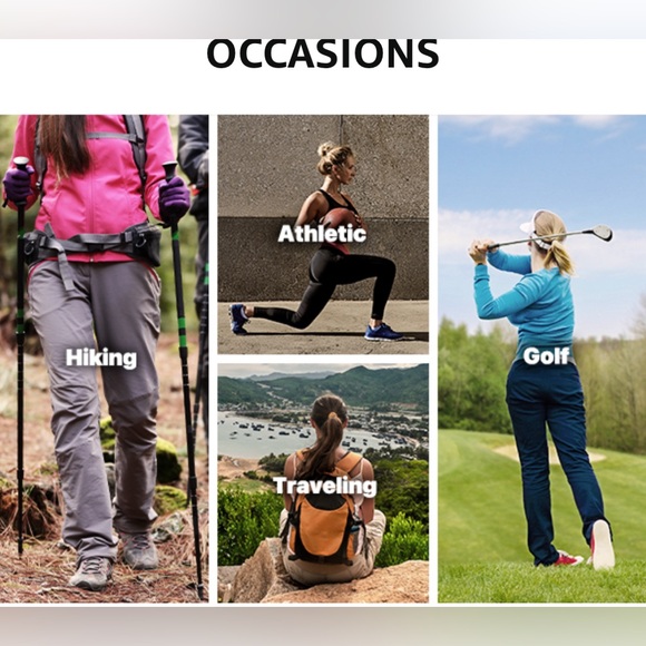 NEW CQR Women's Hiking Pants, Quick Dry Stretch UPF 50+ Sun Protective - Sz 12 - Picture 10 of 10